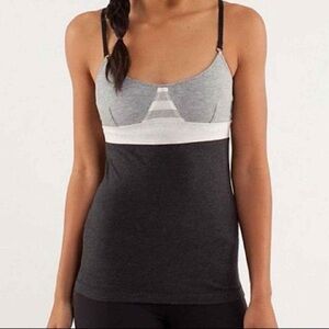 NWT Lululemon Contentment Triangle
Colorblock Tank Top in Gray Size 4